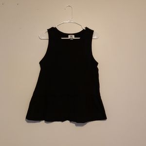 Black tank top